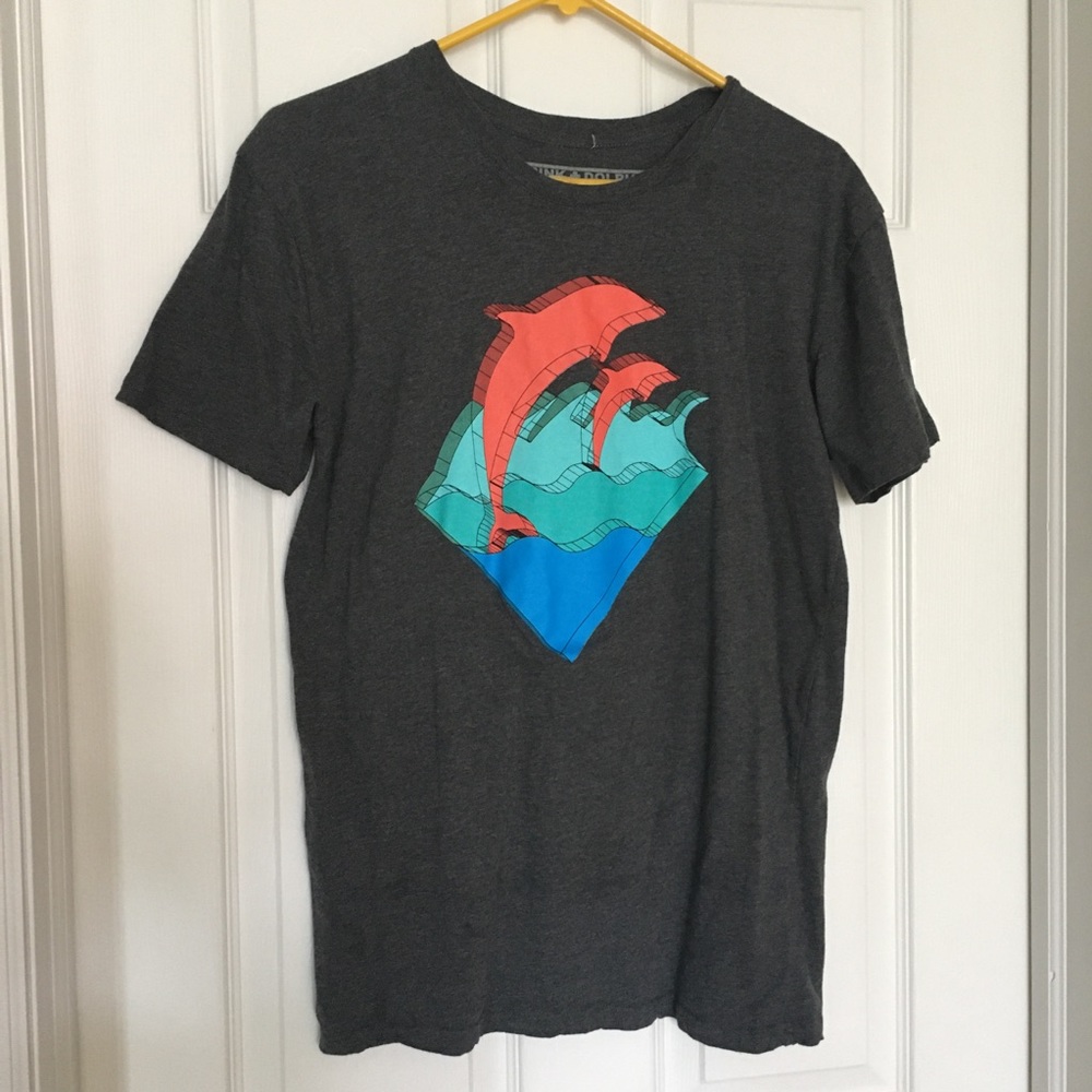 Pink + Dolphin Tee - new